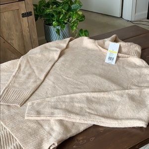 BRAND NEW! Beige Symmetrical Sweater